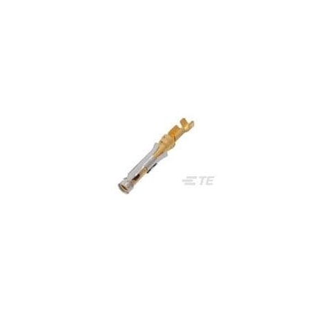 Te Connectivity Connector Contact, Size 16 Stud Size, 20 AWG, Crimp Termination Only 66104-9